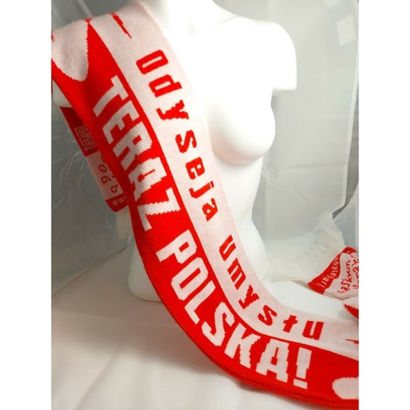 Poland knitted scarf Poland Rulez! Scarf Oddisey of the Mind 2013 - Picture 4 of 5